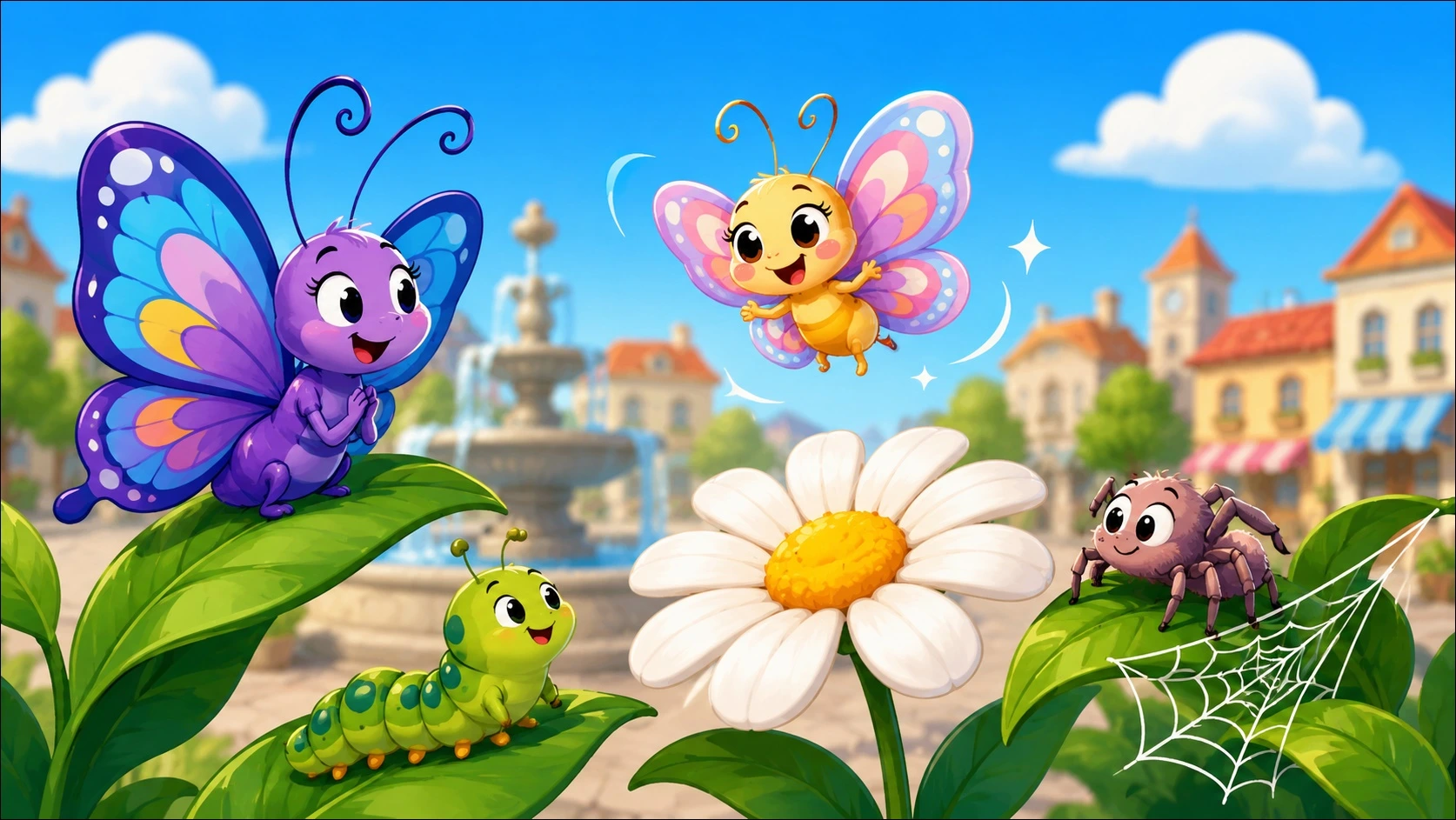 Baby Butterfly Learns to Fly Story Read