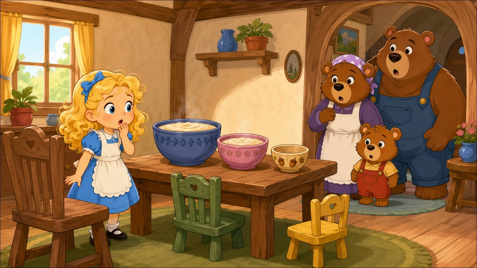 Goldilocks and the Three Bears Story Read