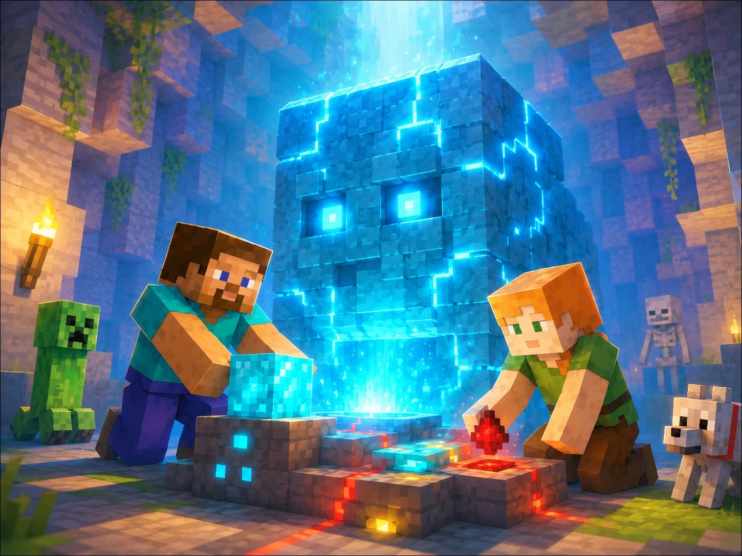 Minecraft - The Heartbeat Below the Blocks Story for Kids