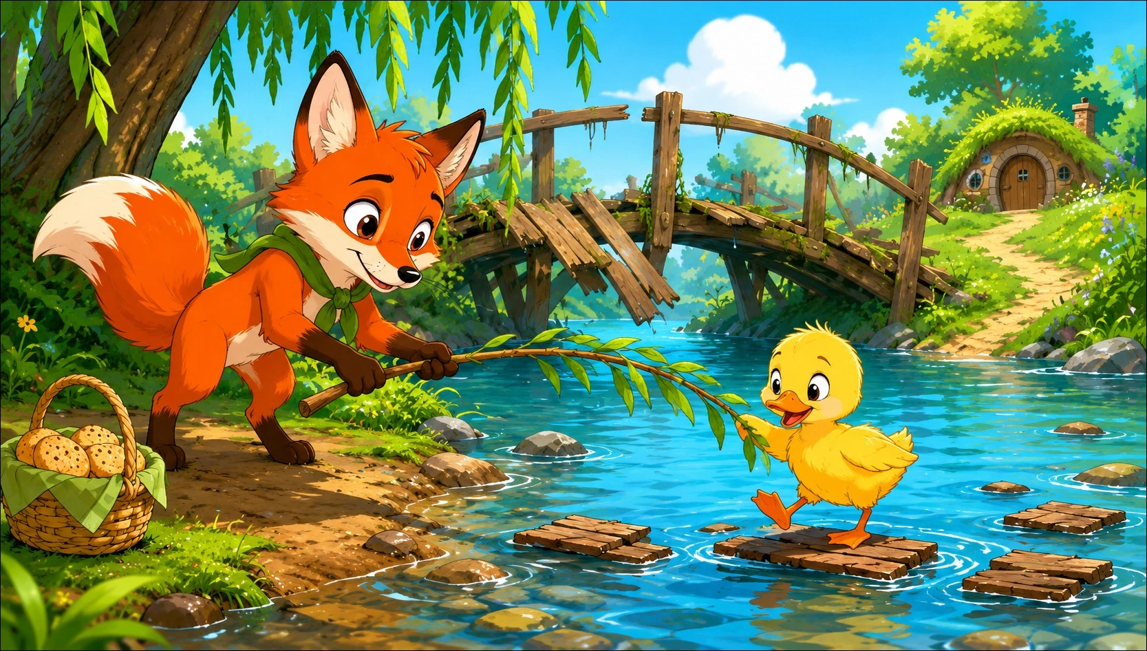 Nori and the Bridge of Brave Promises Story for Kids