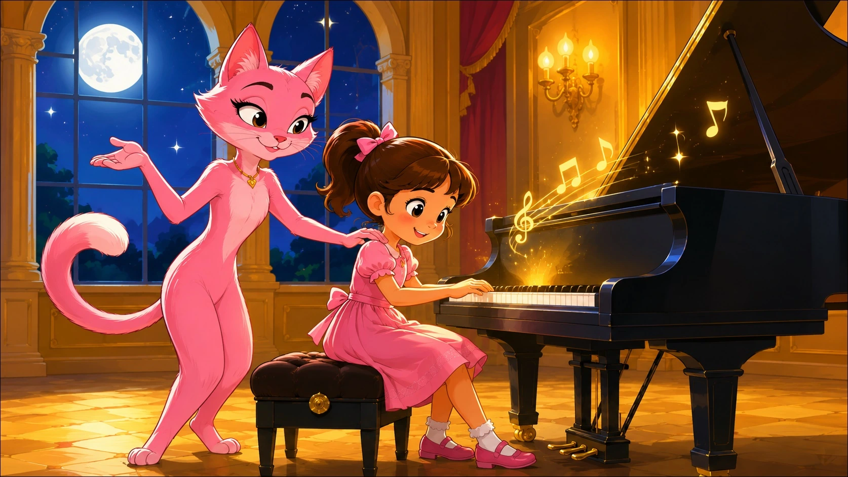 Pink Panther and the Moonlight Piano Story Read Free