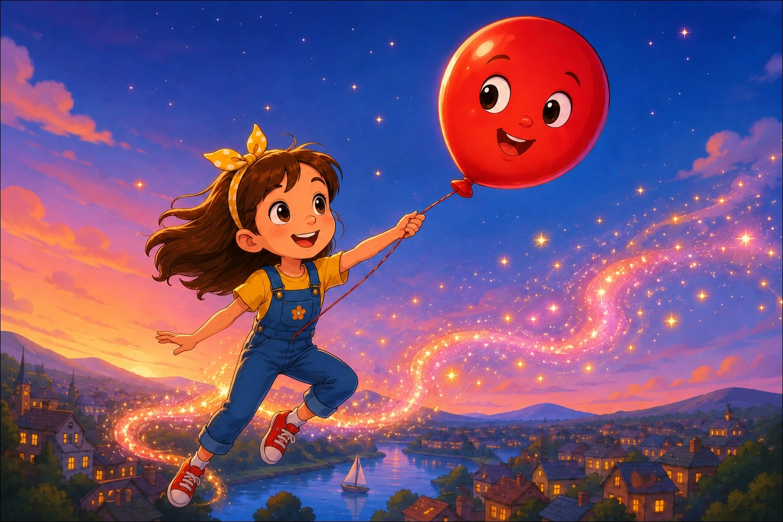 Skybound Wishes - The Adventure of the Flying Balloon Story Read