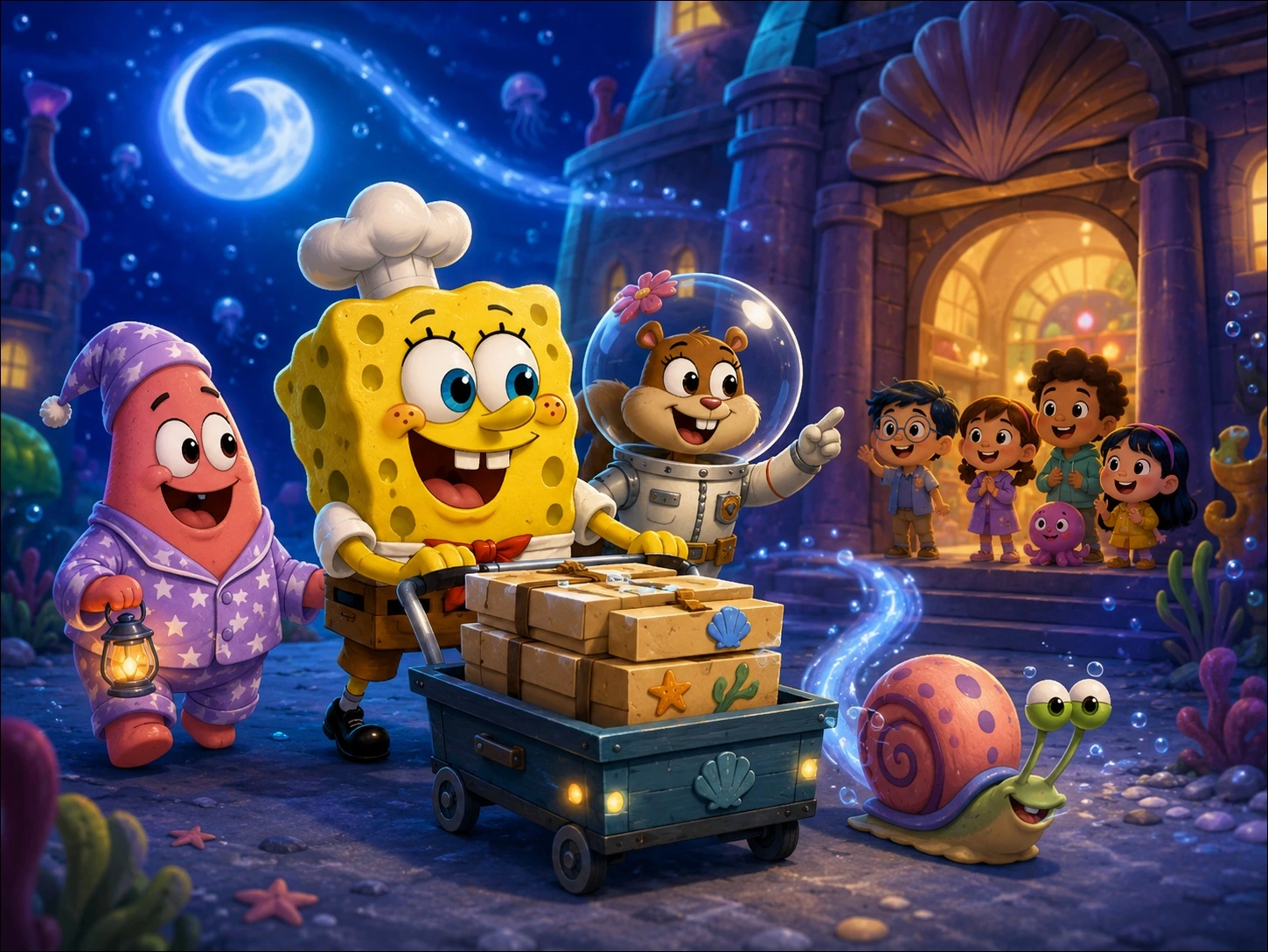 SpongeBob and the Midnight Menu Mystery Story Read Free