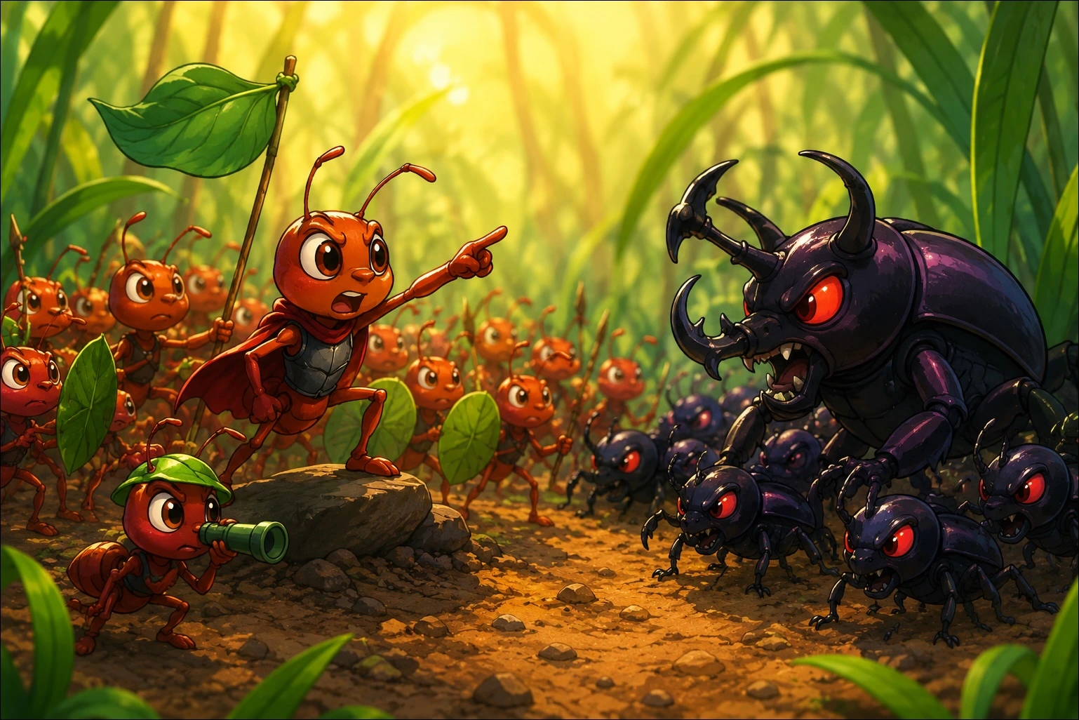 The Brave Ant Army Story Read