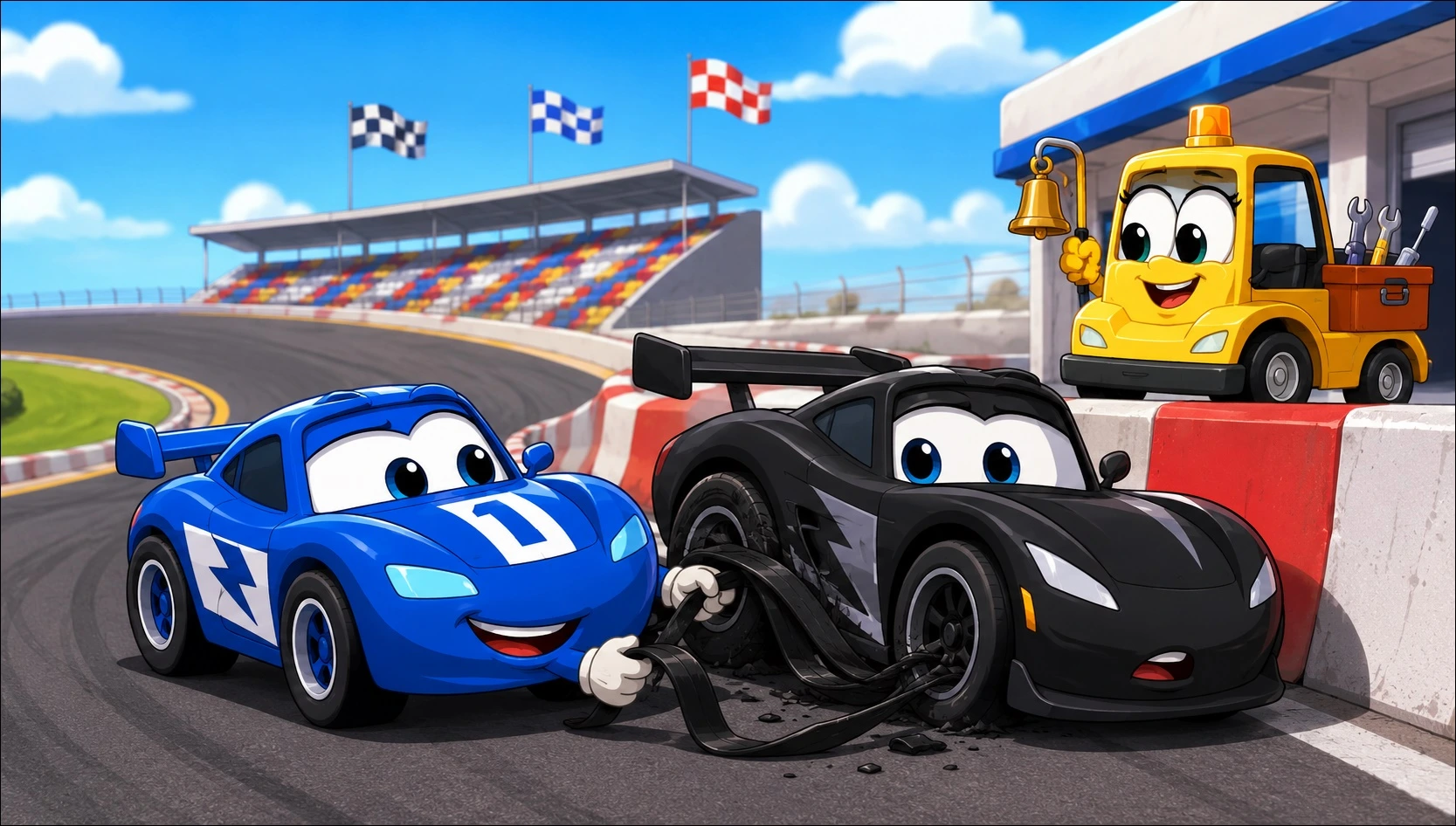 The Little Race Car Who Chose Kindness Stories for Kids