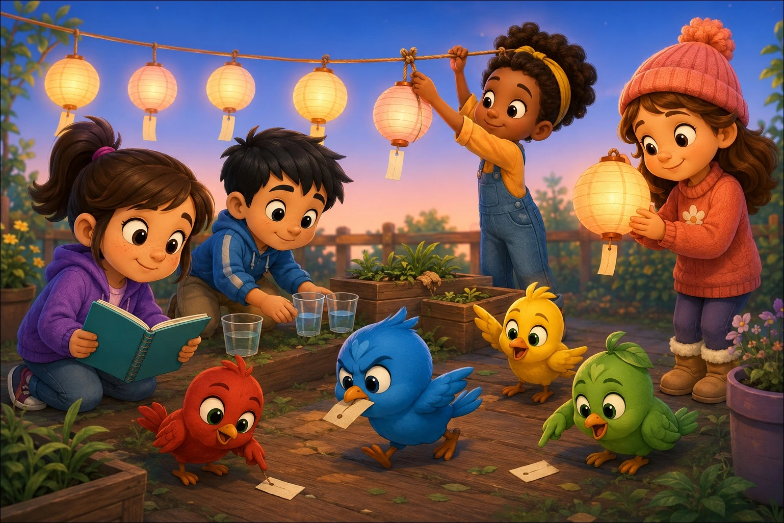 Tiny Bird Naners and the Night Lantern Story Read Free