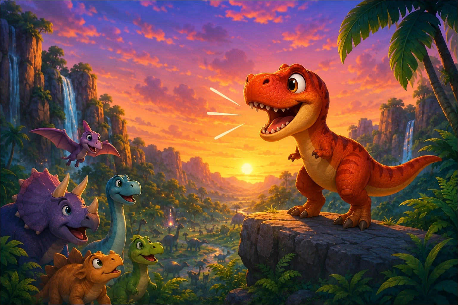 Tommy T-Rex and the Moonberry Roar Story Read